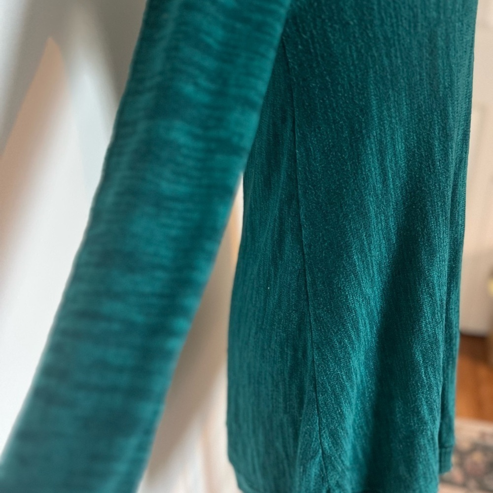 Knitted & Knotted Anthropologie long green sweater medium - Picture 6 of 8